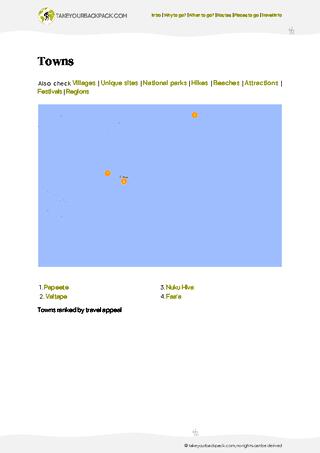 example page 4 from our offline Travel Guide for French Polynesia